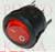 12V Rocker Switch Red Screen LED