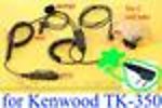 1X KSVET3CBL Three-Wire Coil Tube Mic Kenwood TK-350