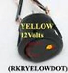240x RKRYELOWDOT Yellow Dot 12V Rocker Switch