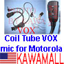 1X 6200VOXDG Surveillance Ear Mic VOX for Motorola T6200