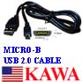 5x KNDL2USBCBL USB 2.0 Micro-B DATA CABLE FOR Amazon Kindle 2