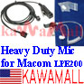 100X MACMLPEBEMDXK Heavy Duty Ear Mic for GE Edacs MA/com MACOM LPE200