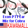 1x CBRECONEARMC Coil Tube One Pin Ear mic GA-EBM2 for Cobra ECON