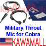 1X COBRAJYDG Military 1-pin Throat Mic for Cobra and Garmin Rhino FRS Radio