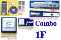 1X LCKOMBOPF Combo 1F Fingerprint Door Access Attendance Control & Bell & Switch & Deadbolt NC