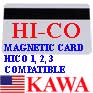 1000x MGNETCARDSHICO 50X Glossy Blank Magnetic Stripe PVC ID Cards HiCo 1-3