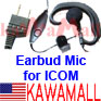 200X ICOMEJY Ear Mic Earbud Y-plug for Cobra Microtalk Radio