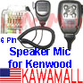 1X KEWOODCT6 Speaker Mic 6pin for Kenwood TK-768G TK-868G Radio