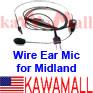 20X MIDLDHSWIRE Wire Headset Ear Mic for Midland LXT GXT GMRS FRS Radio