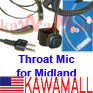 1X MIDLNTRTCL Midland Throat Mic Coil PTT