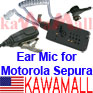 5X SRP2000CTEM Ear Mic for Sepura 2000