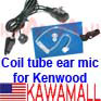 1X SVCLTB280EMIC Ear-piece Acoustic tube PTT Mic Kenwood TK-280 KEBD