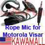200X VISARPEM Rope Ear Mic for Motorola Visar HT1000 Radio