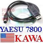 5X YSU7800USB Programming cable for Yaesu FT-7800 