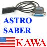 1X ASTROSB programming cable no RIB for Motorola ASTRO SABER RADIO